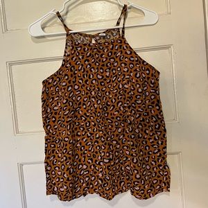 ✨DONATED✨ // Cheetah cami top